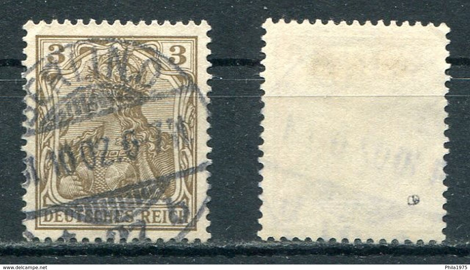Deutsches Reich Michel-Nr. 69a Vollstempel - Geprüft - Oblitérés
