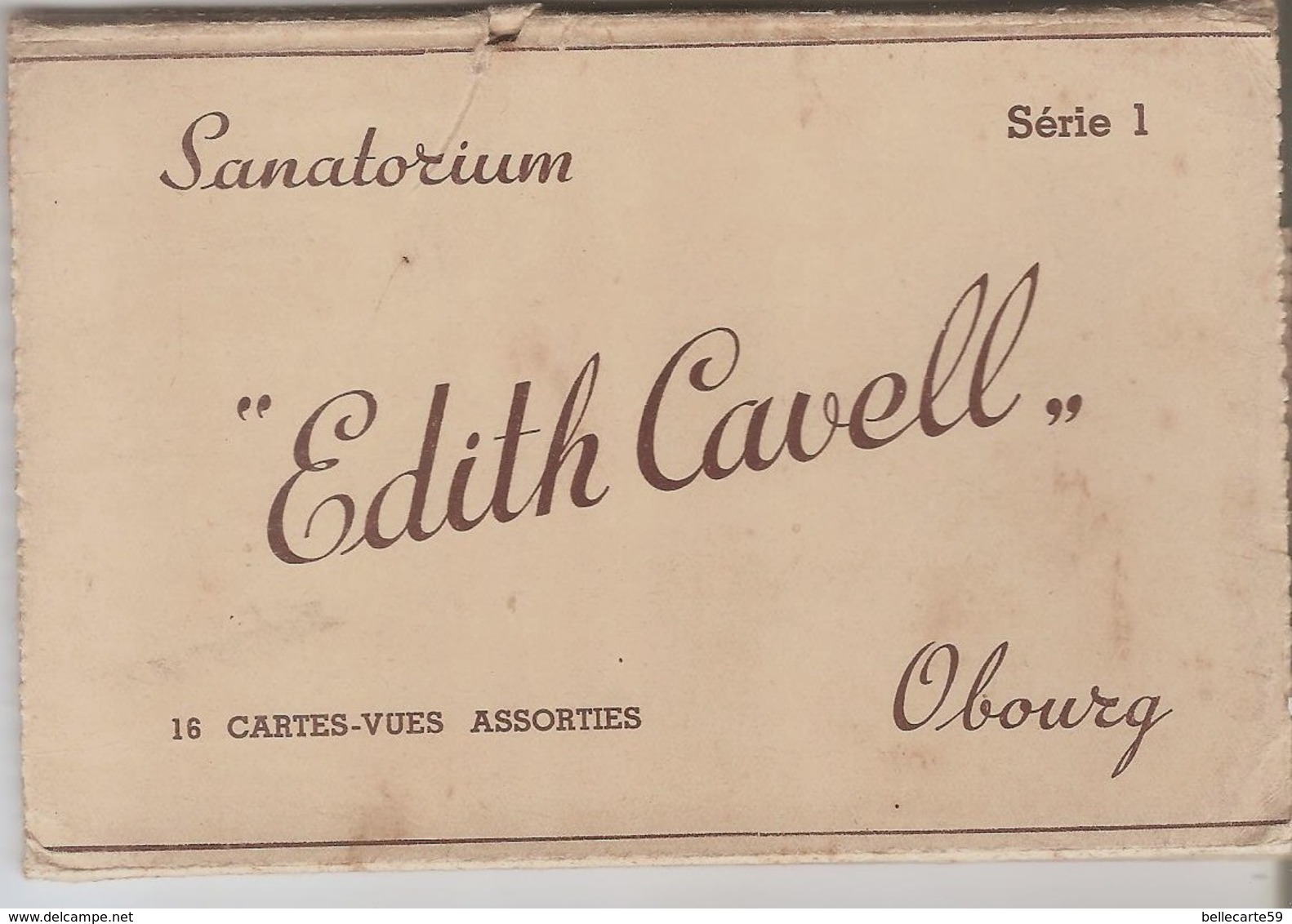 16 Cartes OBOURG SANATORIUM EDITH CAVELL - Mons