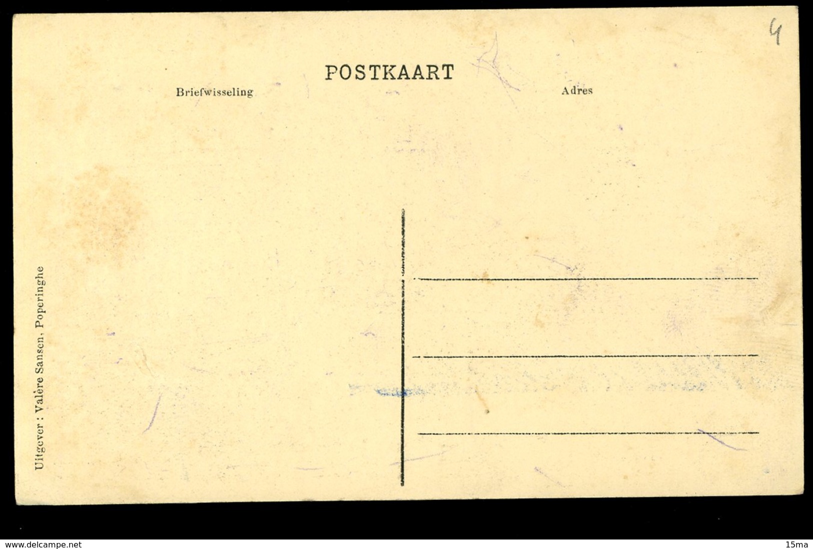 Poperinghe Klooster Der Benedictijner Zusters Kostelooze Meisjesschool Valère Sansen Très Animée - Poperinge