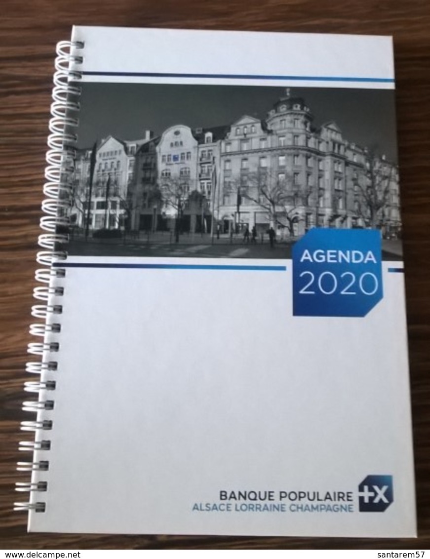 Agenda 2020 Diary BANQUE POPULAIRE ALSACE LORRAINE CHAMPAGNE FRANCE - Autres & Non Classés