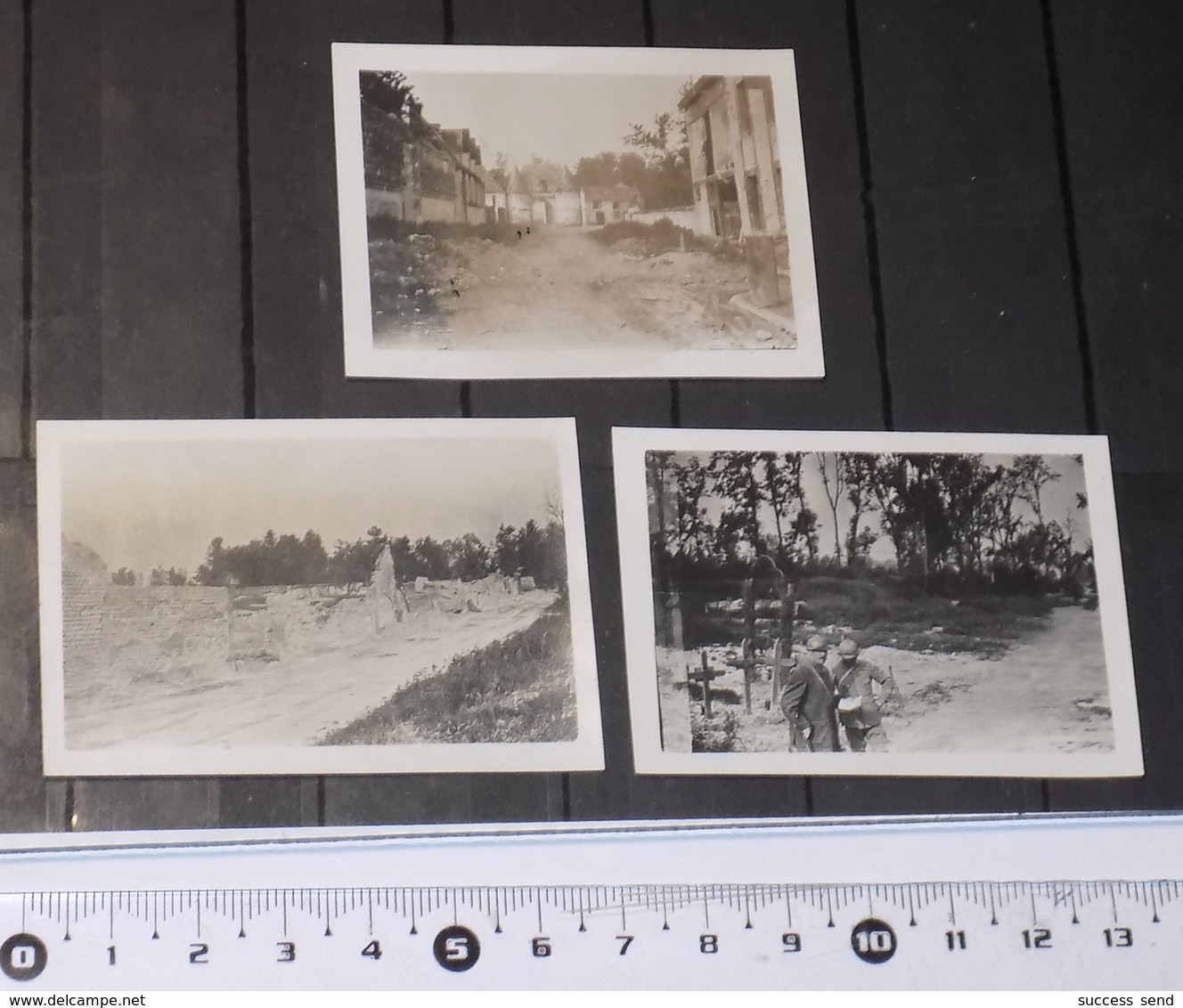 LOT 3 PHOTOS PETIT-SILLERY Marne Juin 1917. POILUS Près SILLERY. WW1 - Krieg, Militär