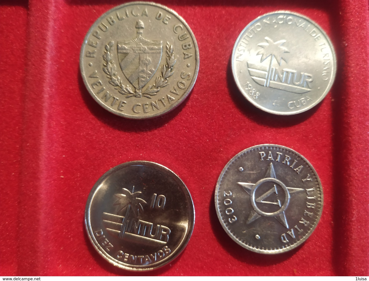 Cuba 4 Monete Diverse - Cuba