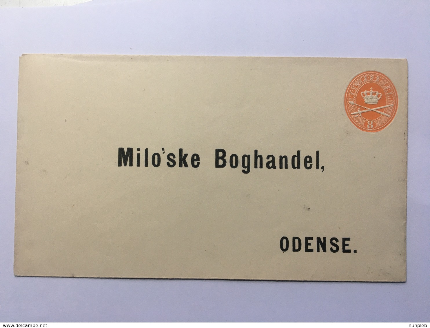 Denmark 8 Ore Pre-paid Envelope Sent To Odense - Entiers Postaux
