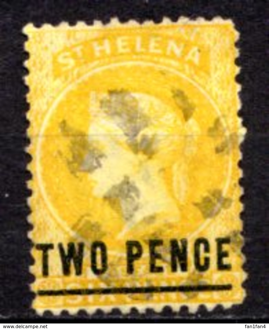 SAINTE HELENE - (Colonie Britannique) - 1884-94 - N° 14- 2 P. Jaune - (II) - (Victoria) - Saint Helena Island
