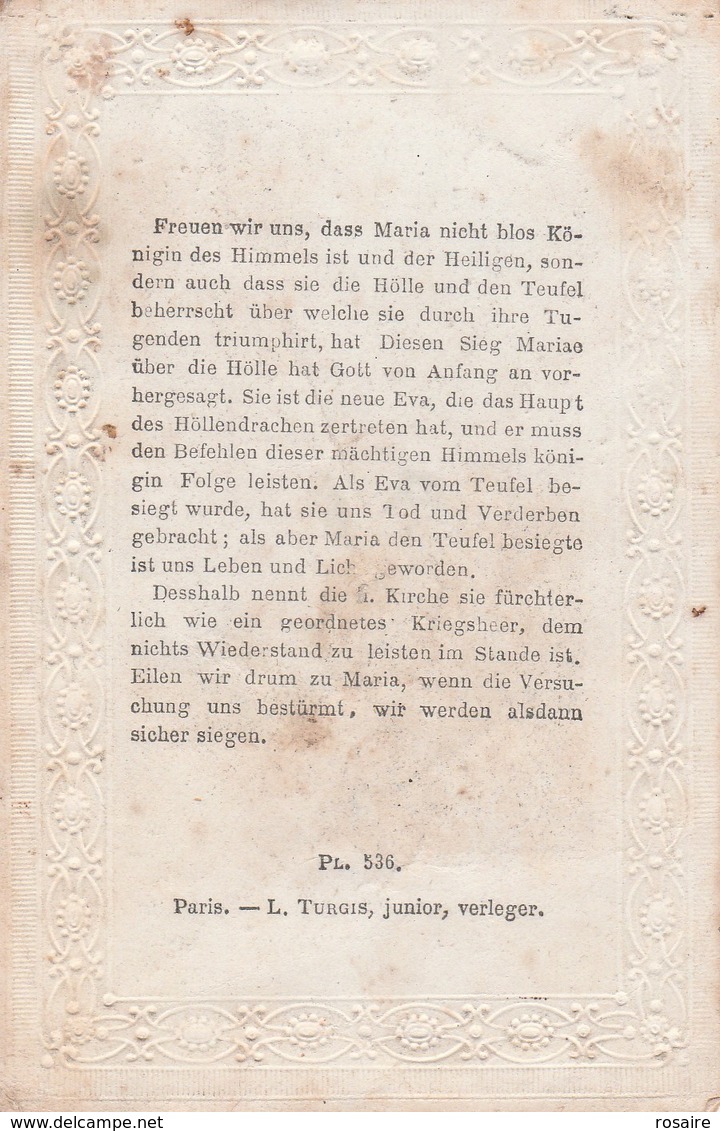 Heilige Maria-draak Meisje-eind 1800-begin 1900 - Santini