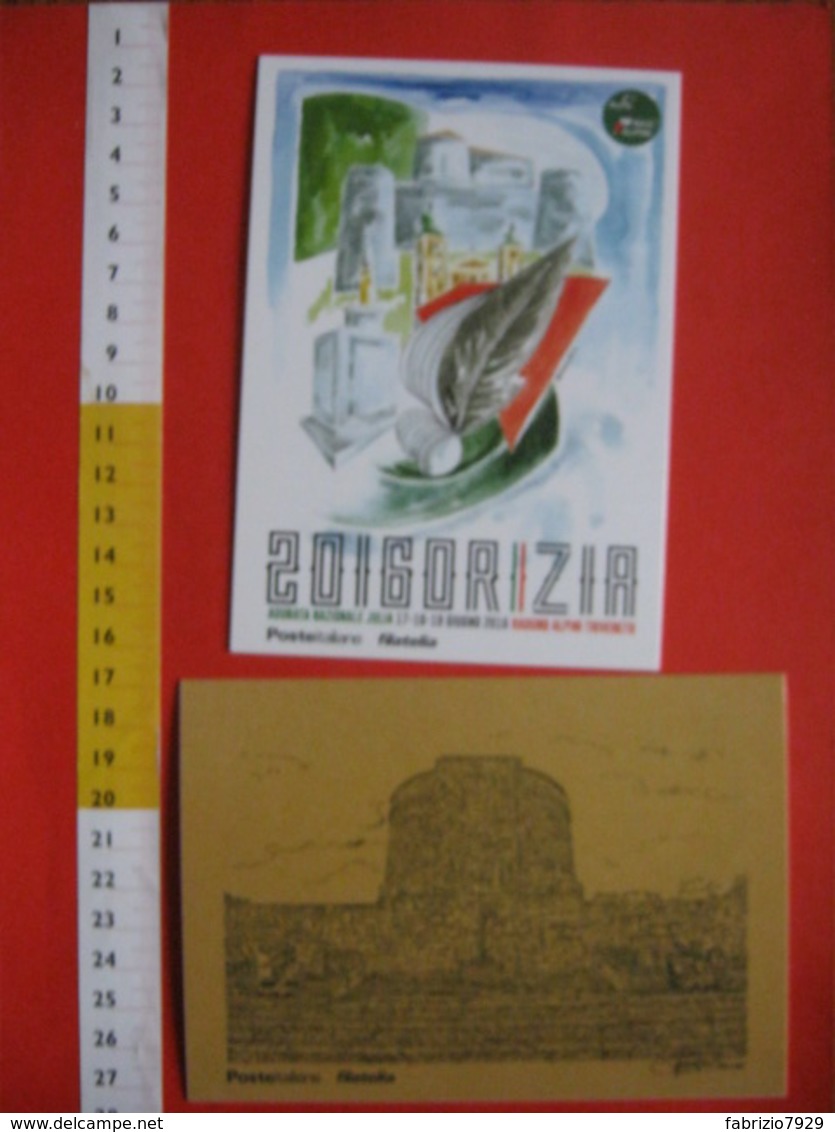 CA.16 ITALIA CARTOLINA SERIE 8 CARD - 2016 GORIZIA ADUNATA NAZIONALE ALPINI RADUNO ALPINO SERIE 8 PZ. CON CUSTODIA