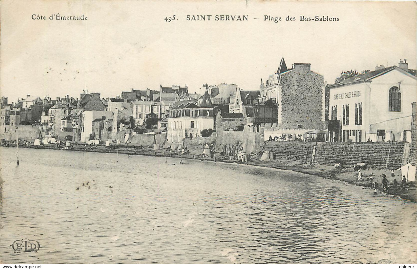 SAINT SERVAN PLAGE DES BAS SABLONS - Saint Servan