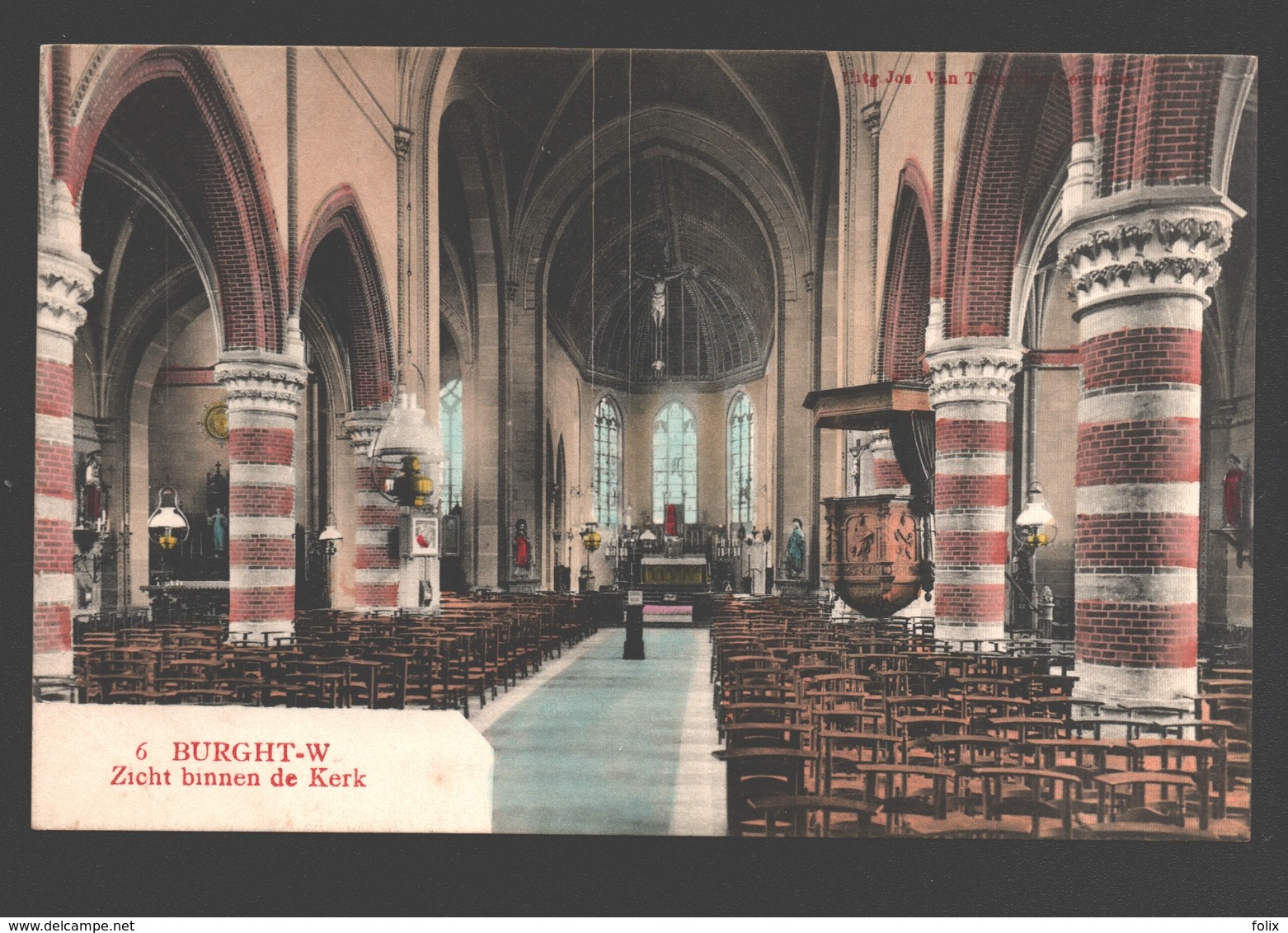 Burcht / Burght-W. - Zicht Binnen De Kerk - Uitg. Jos Van Tongerloo-Lemmens - Zwijndrecht