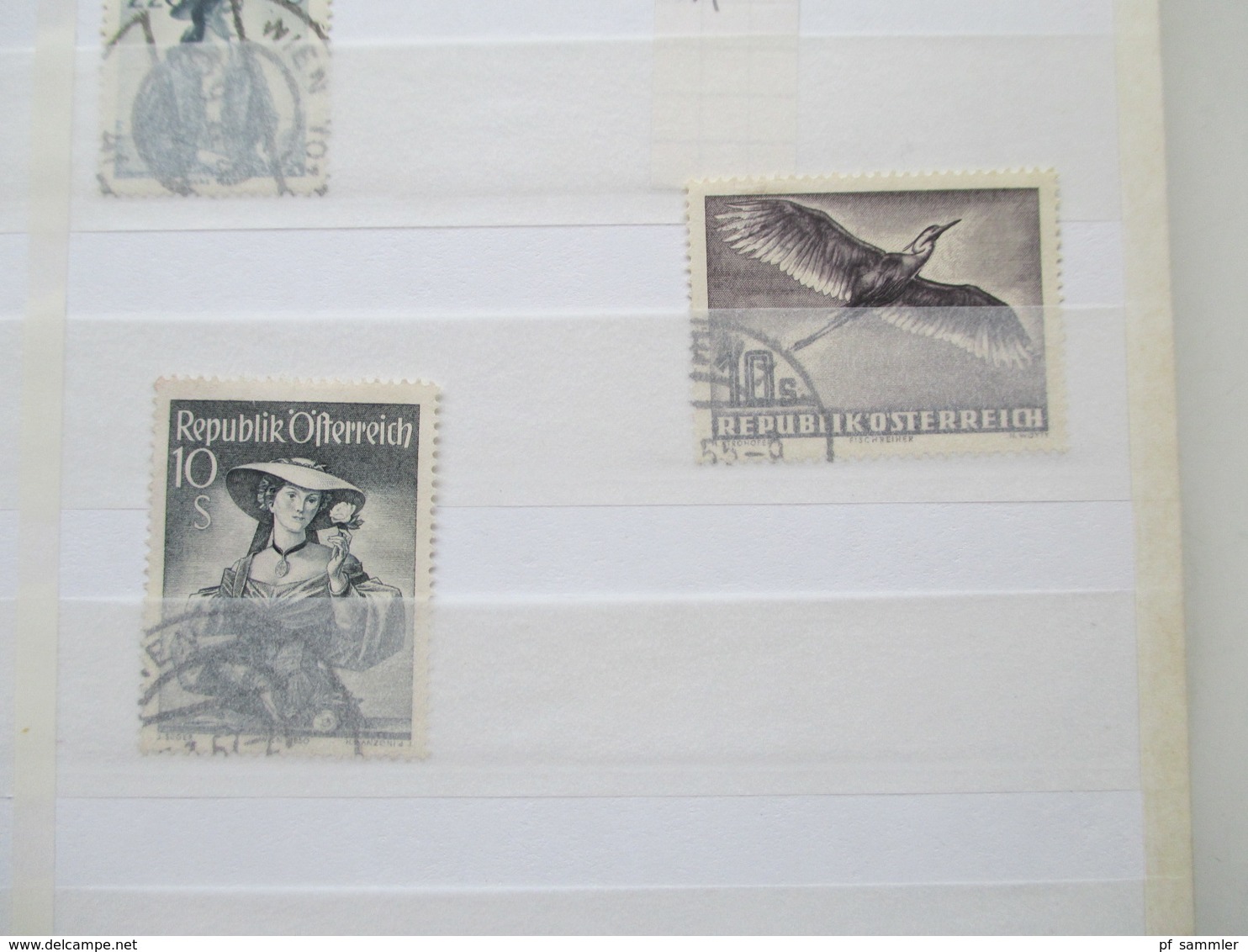 Österreich Album Mit Gestempelten Marken / Lagerbuch Ab 1948 Trachten Bis Ca. 2000 Mit Vielen Marken! Vögel Nr. 987 - Sammlungen (im Alben)