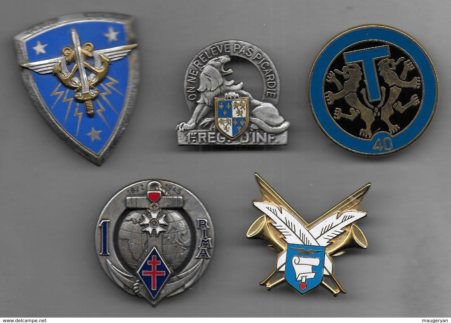 Lot De 15 Insignes Militaires - Prix : 26 € + Port  En Lettre Suivie 4 € ( Uniquement En France Métropolitaine ) - Autres & Non Classés