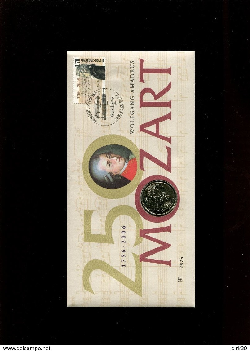 Belgie 2006 3470 MOZART Music Composer Numisletter TB Nr 2010 - Numisletter