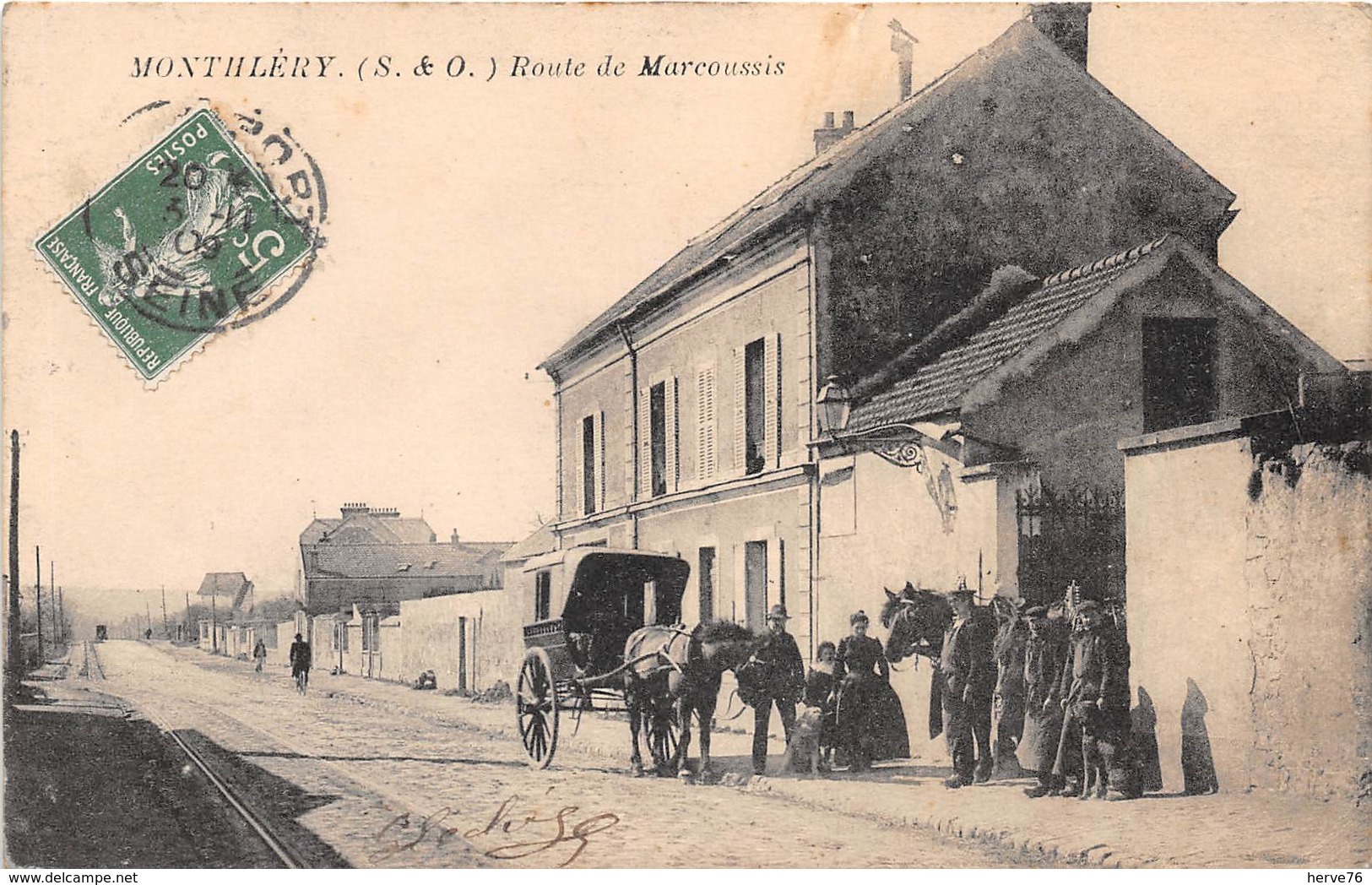 MONTHLERY - Route De Marcoussis - Attelage - Montlhery