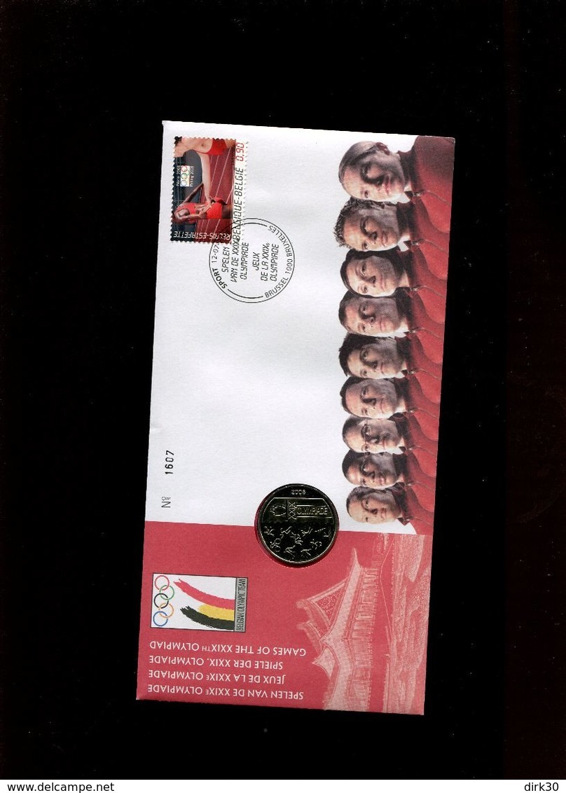 Belgie 2008 3798 Olympics Beijing China Athletics Relais Estafette  Numisletter TB Nr1811 - Numisletters