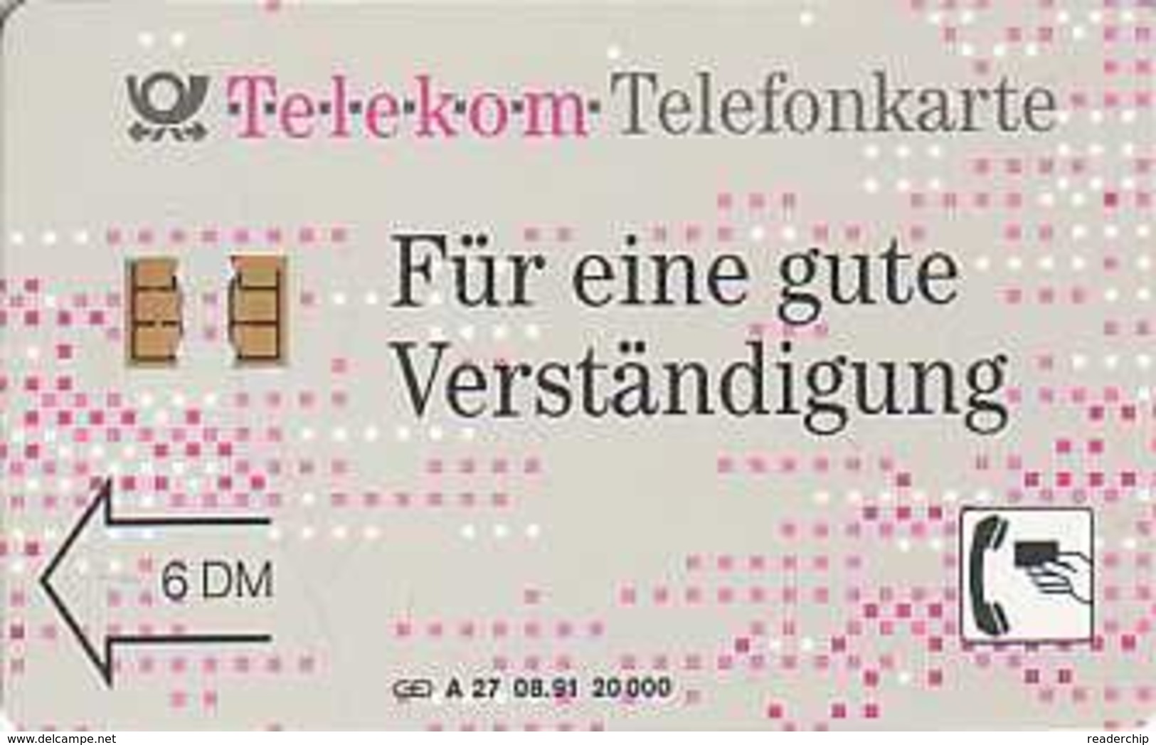 GERMANY A27/91 Telekom Düsseldorf - 1.Auflage (DD 1108) - A + AD-Series : D. Telekom AG Advertisement