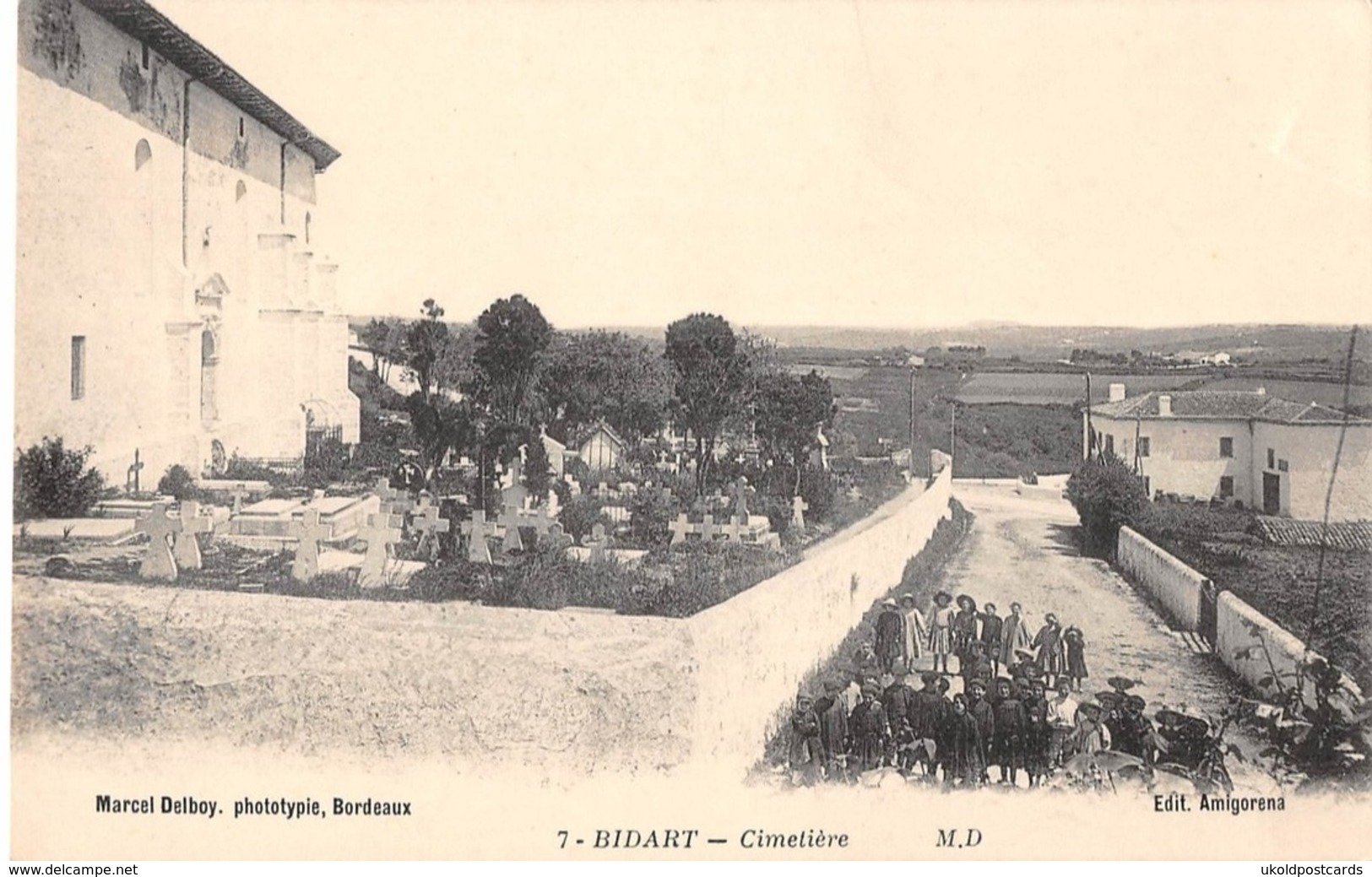 CPA 64 - BIDART, Cimetiere - Bidart