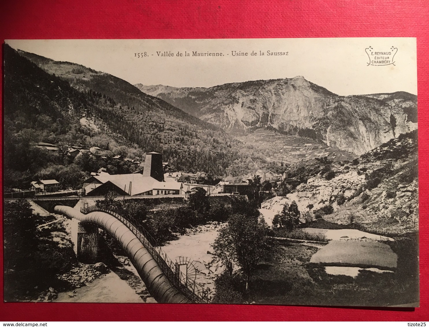 Vallée De La Maurienne, Usine De La Saussaz, Edit. E Reynaud Chambéry - Other & Unclassified