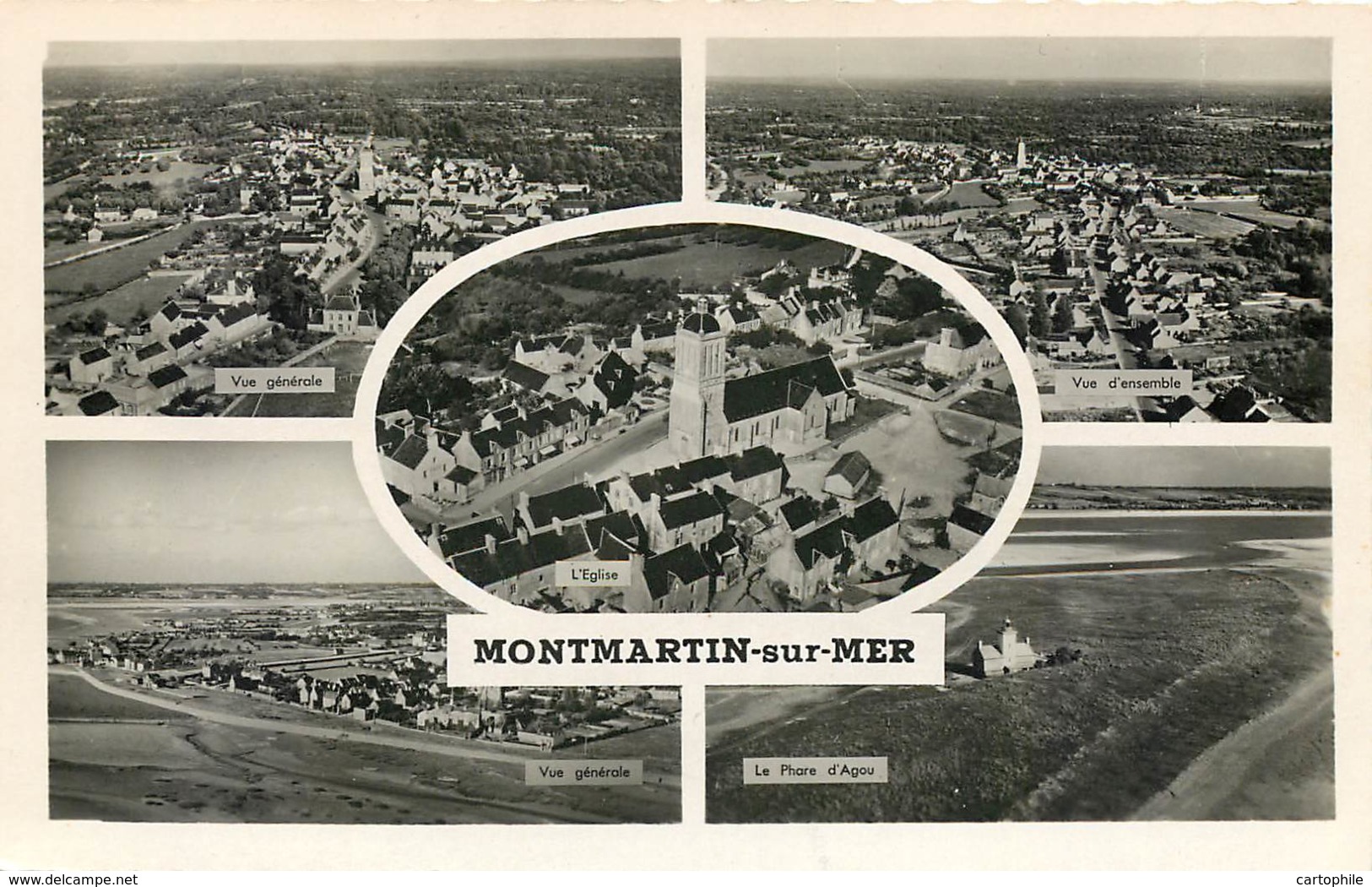 50 - MONTMARTIN SUR MER - Multivues 1958 - Montmartin Sur Mer