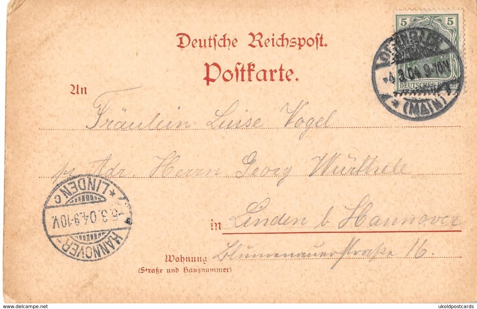 AK - Gruss Aus OFFENBACH,  Restauration Herrmann - 1904 - Offenbach