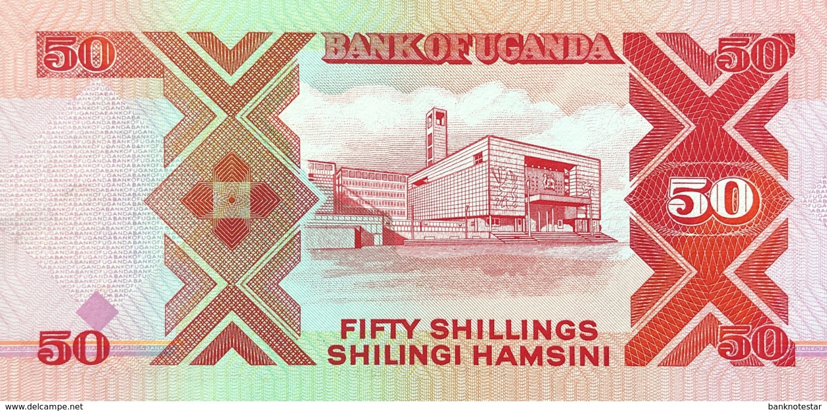 Uganda 50 Shillings, P-30c (1997) - UNC - Uganda