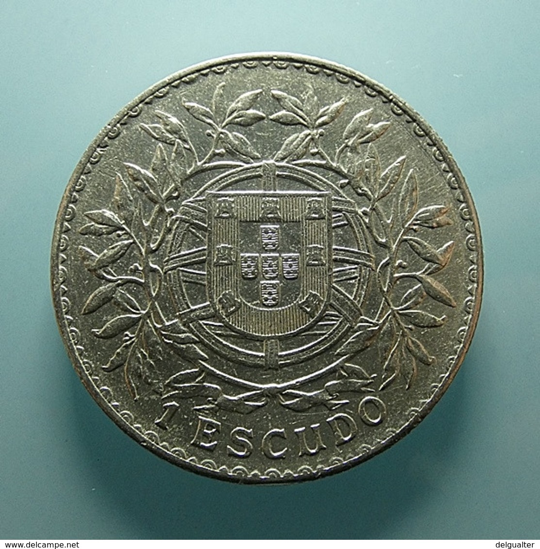 Portugal 1 Escudo 1915 Silver - Portugal