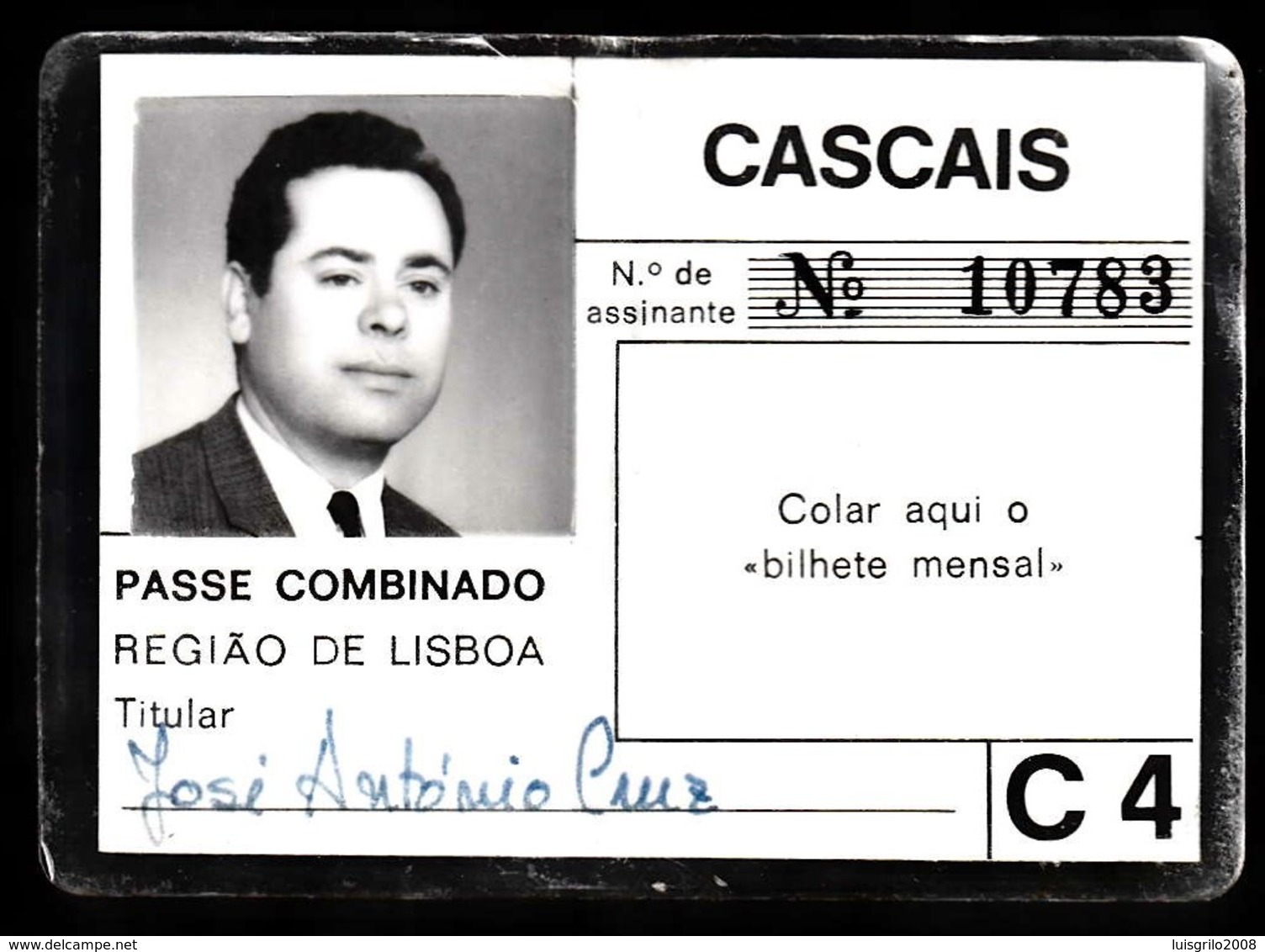 Portugal, PASSE 1989 - Passe Combinado, Região De LIsboa / Cascais - Europa