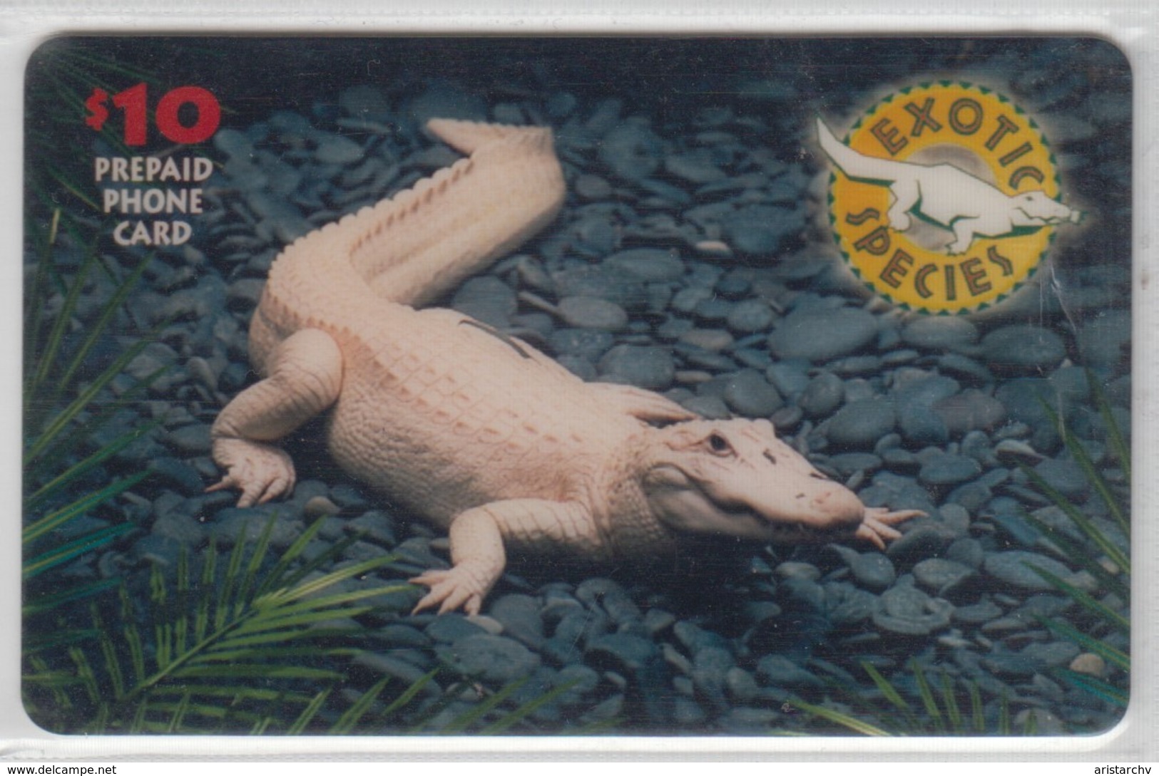 USA 1996 EXOTIC SPECIES WHITE ALLIGATOR CROCODILE - Cocodrilos Y Aligatores