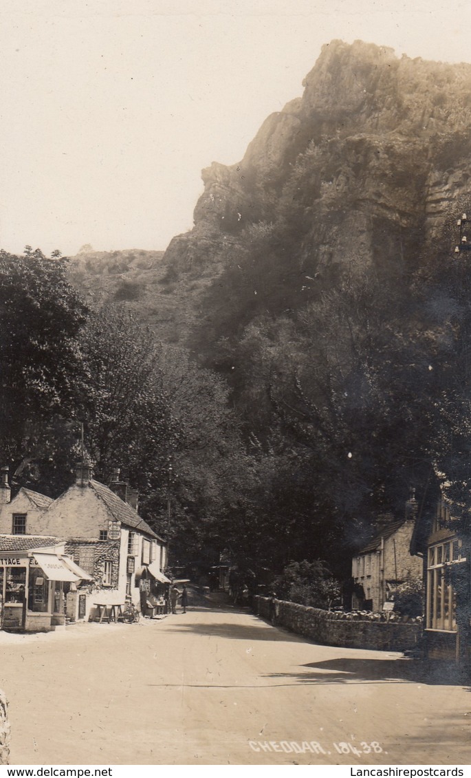 Postcard Cheddar RP By W Gough Of Lion Rock Bazaar Cheddar My Ref  B13828 - Cheddar