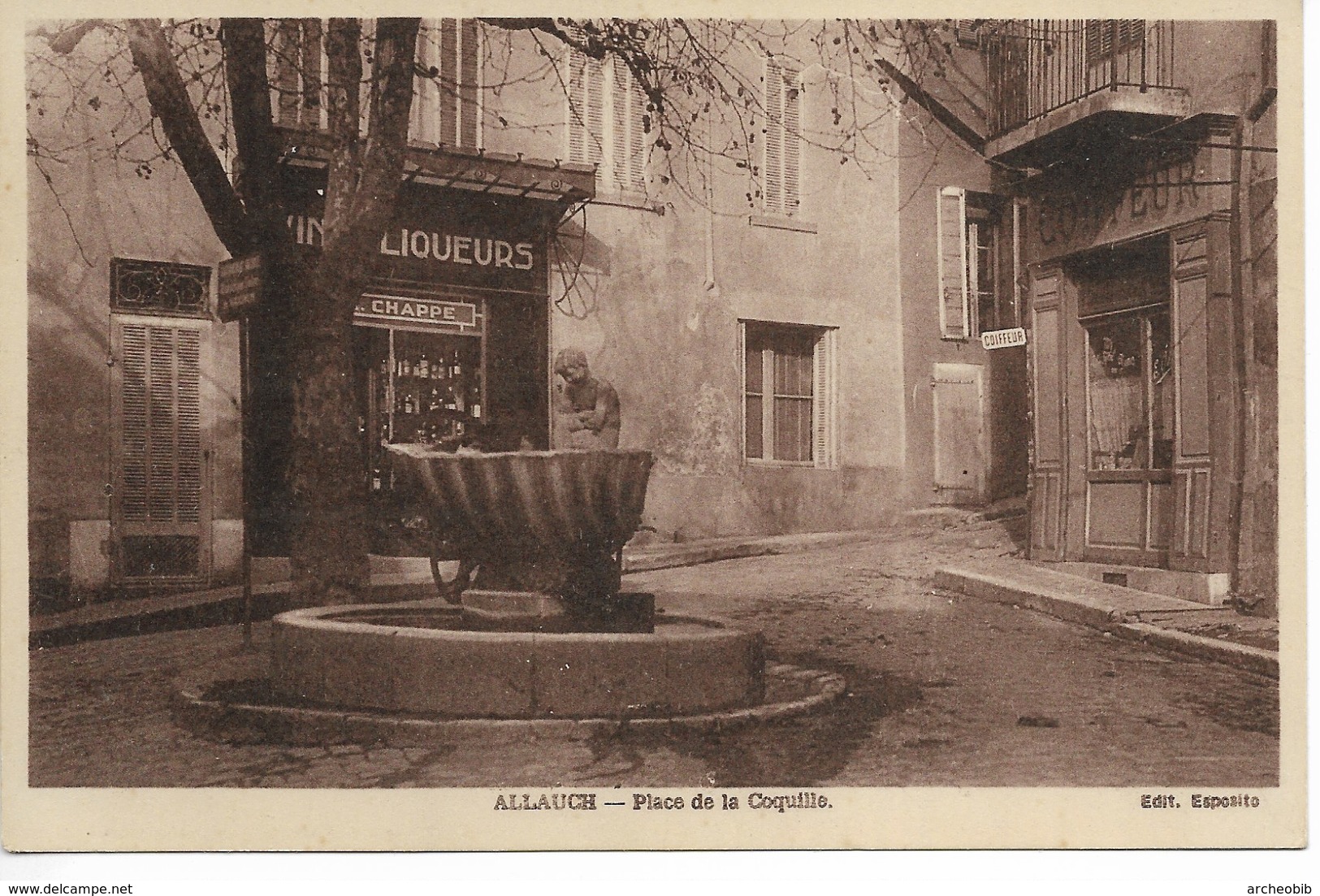 13. Bouches Du Rhône, Allauch, Place De La Coquille. - Allauch