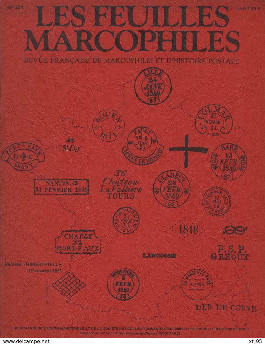 Les Feuilles Marcophiles - N°224 - Voir Sommaire - Frais De Port 2€ - Philatélie Et Histoire Postale