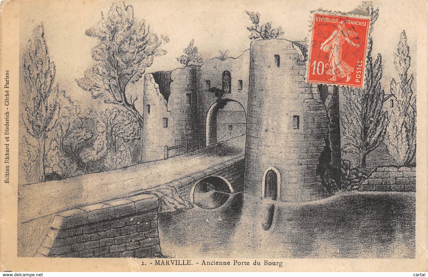 55 - MARVILLE - Ancienne Porte Du Bourg - Autres & Non Classés
