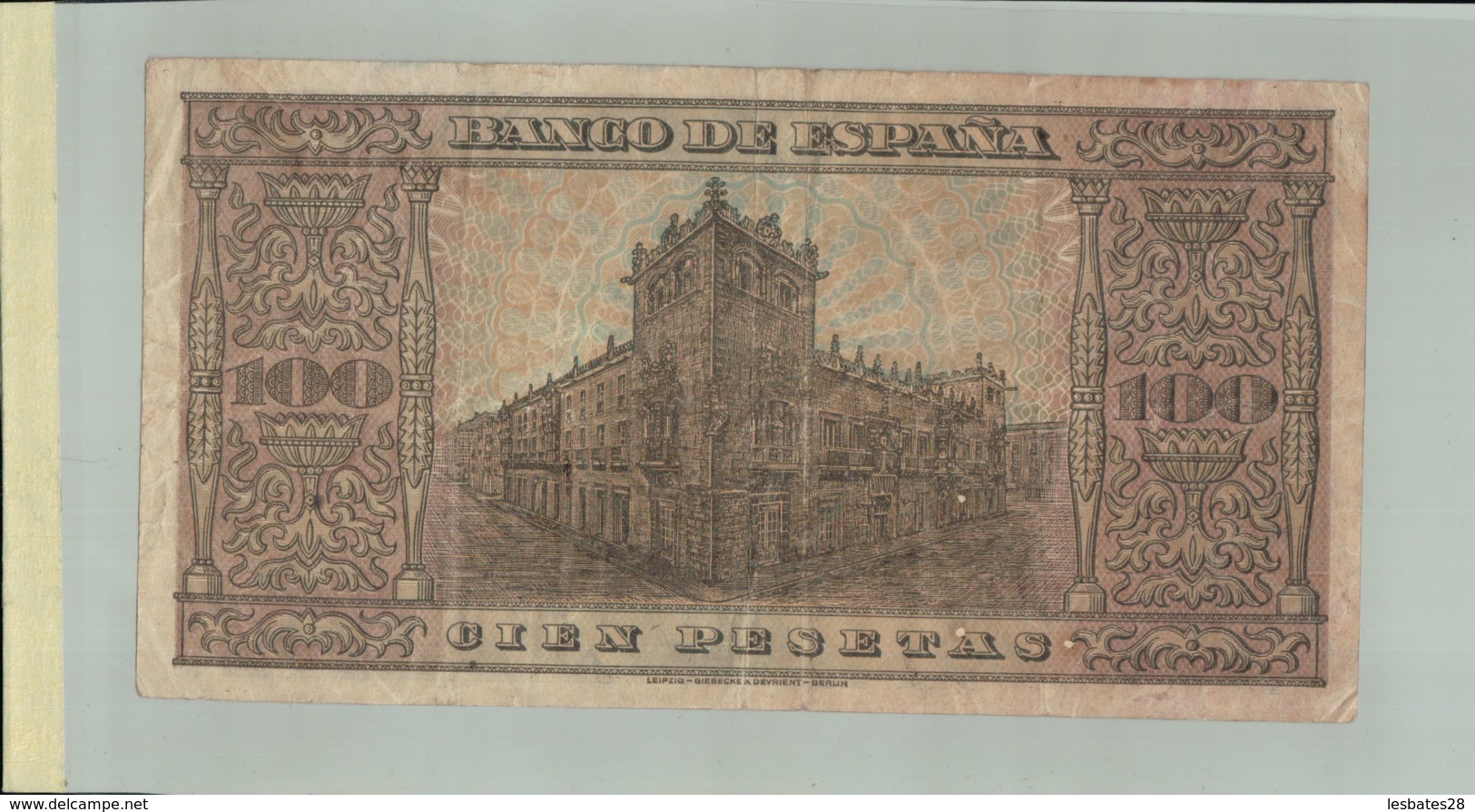 Billet De Banque ESPAGNE 100 PESETA   1939     DEC 2019 Gerar - 100 Peseten