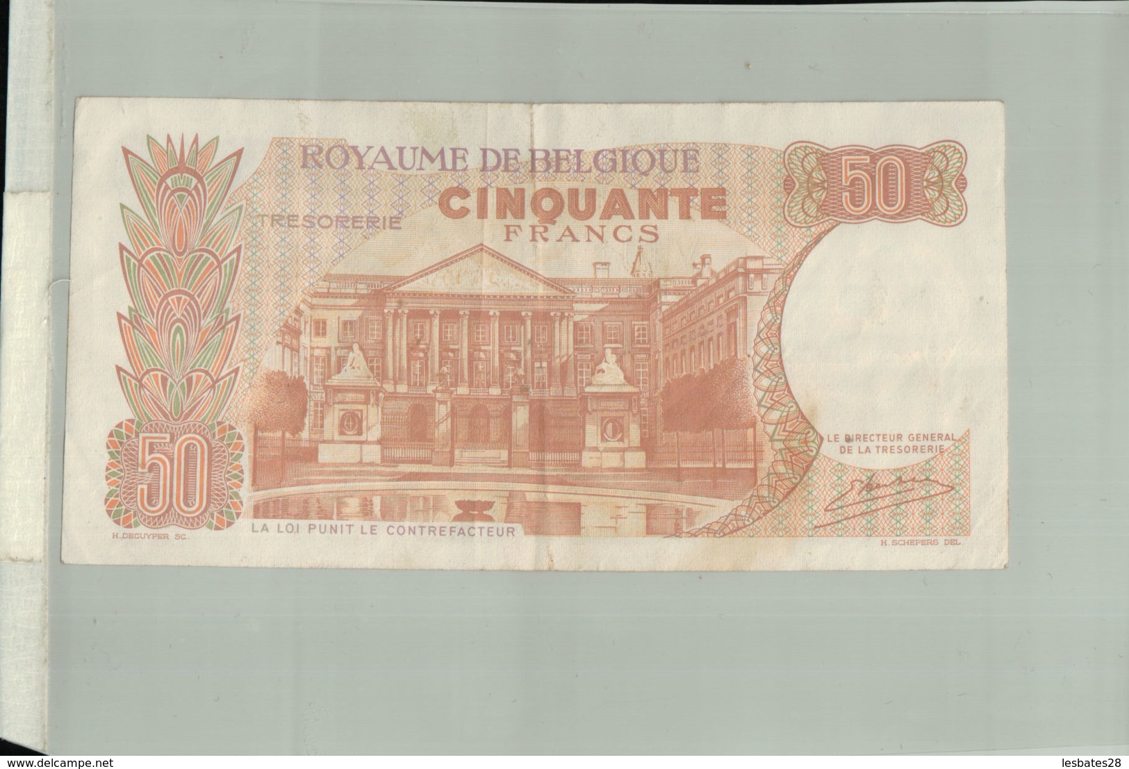 Billet De Banque 50 Francs ROYAUME DE  BELGIQUE 1966  DEC 2019 Gerar - Autres & Non Classés