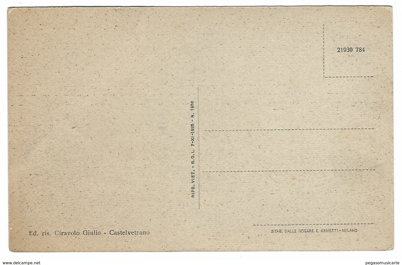 2125 - CASTELVETRANO TRAPANI VILLA REGINA MARGHERITA 1925 - Trapani