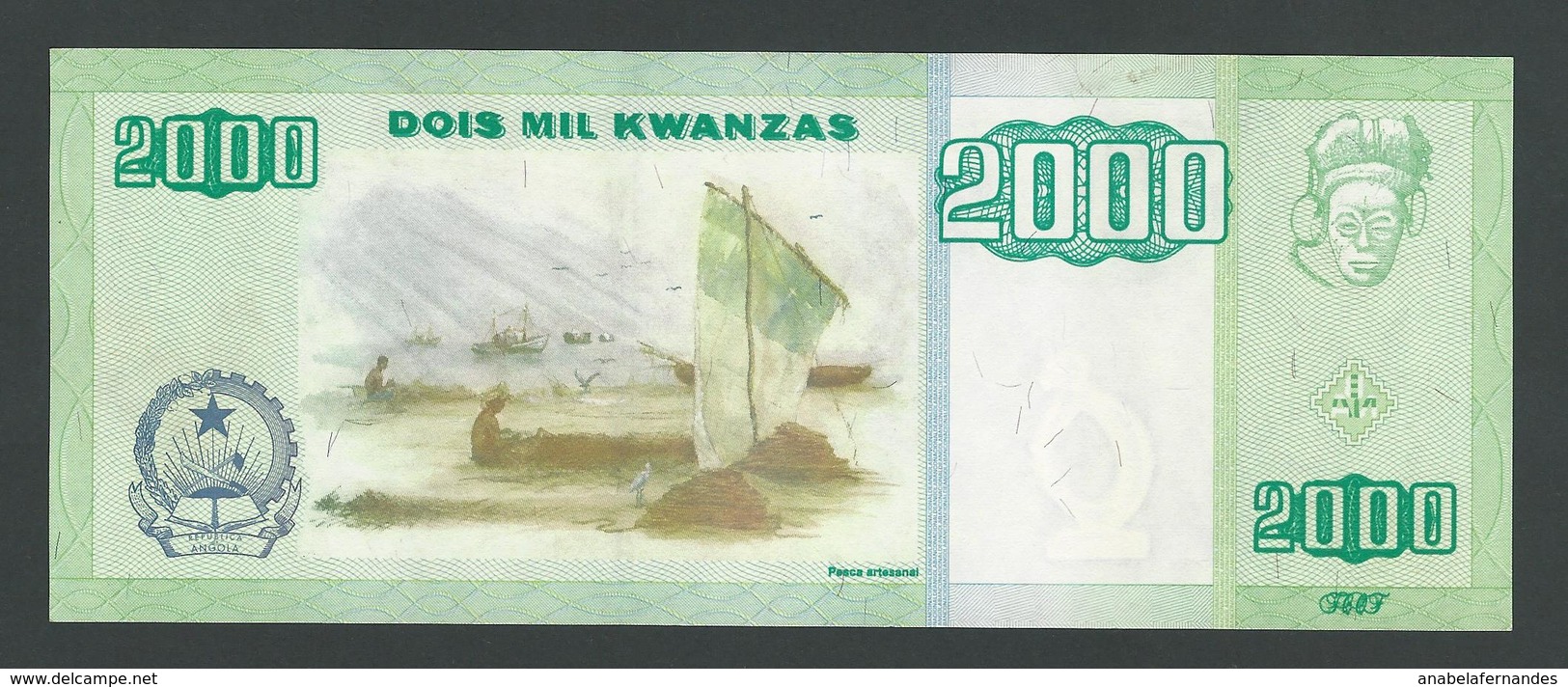 ANGOLA 2000 KWANZAS 2003 UNC - Angola