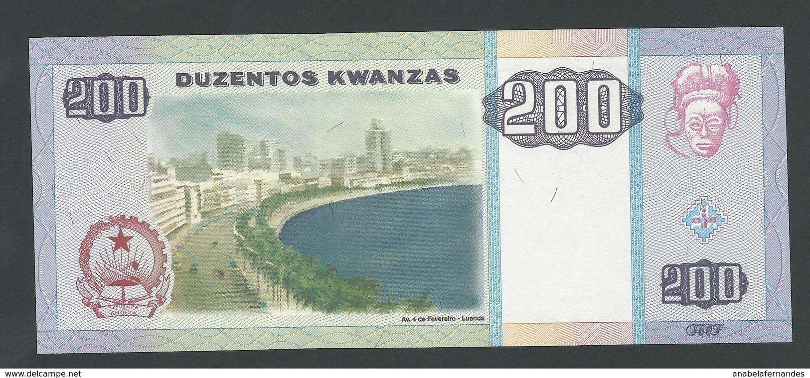 ANGOLA 200 KWANZAS 2003 UNC - Angola