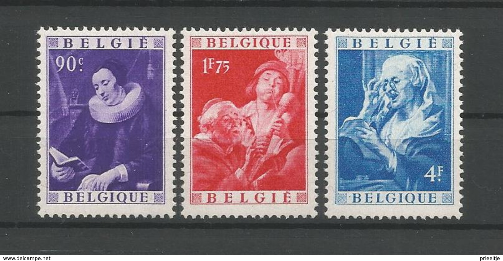 Belgium 1949 Jacob Jordaens OCB 792/794 ** - Ongebruikt