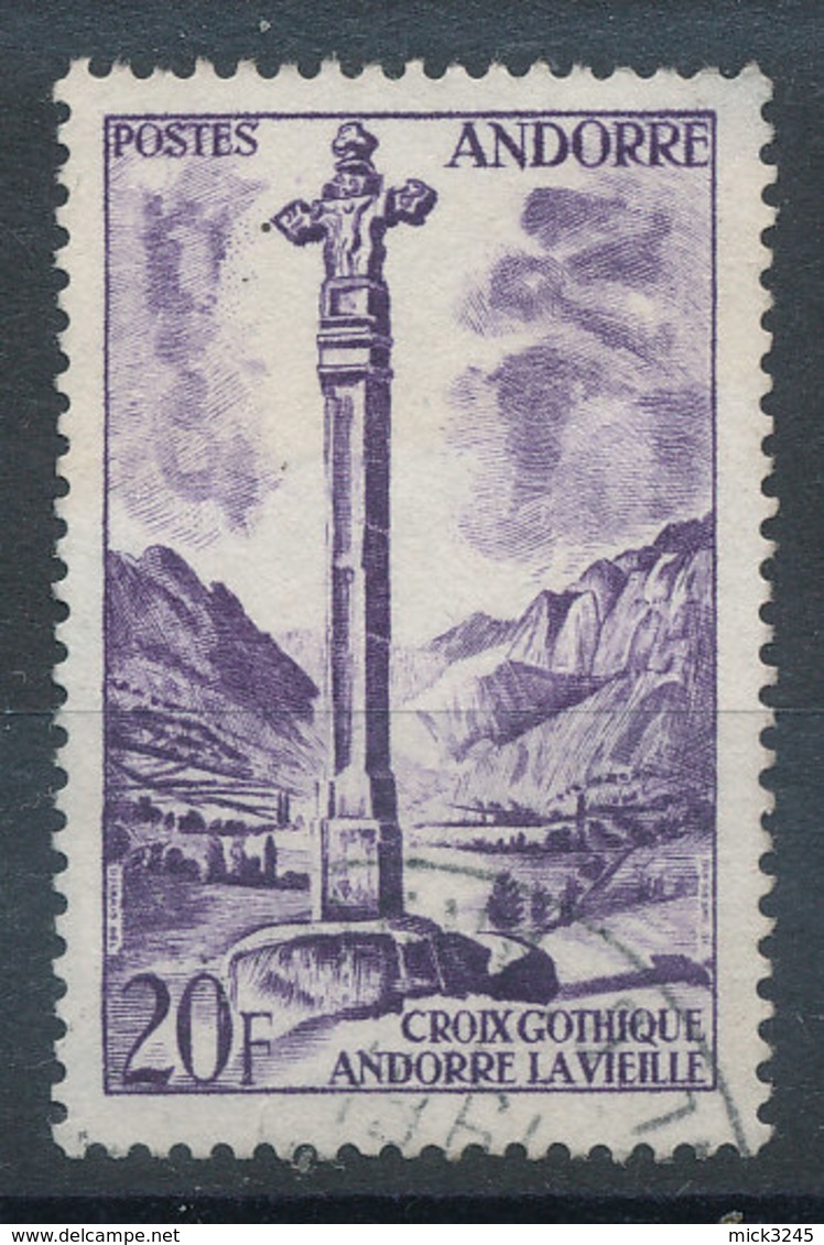 Andorre N°148 Croix Gothique - Usados