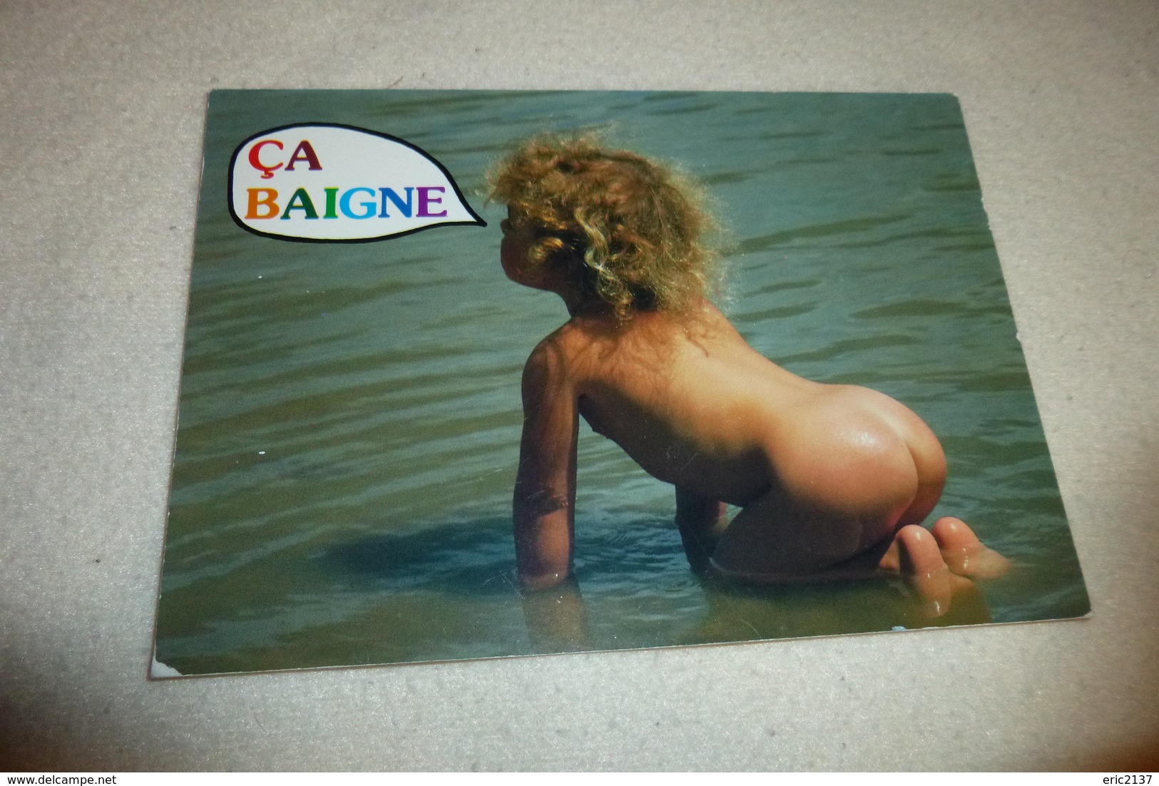 BELLE CARTE ..ENFANT DANS L'EAU ...CA BAIGNE - Scènes & Paysages