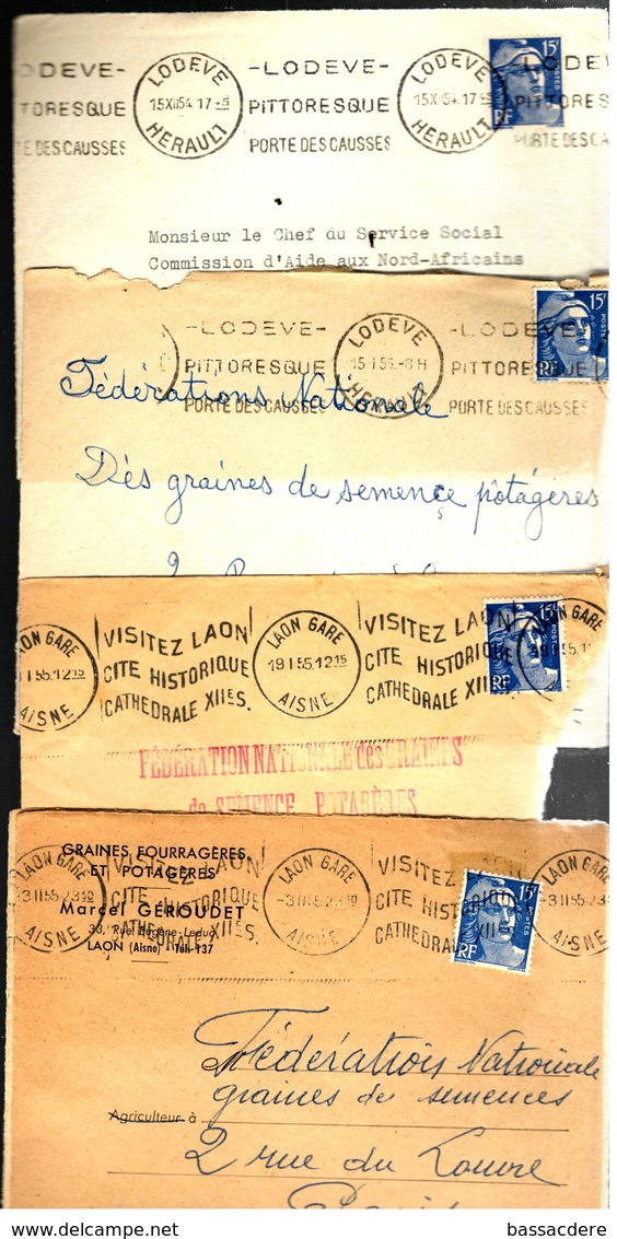 26440 C - Collection De  Plus De  300 Enveloppes - Maschinenstempel (Werbestempel)