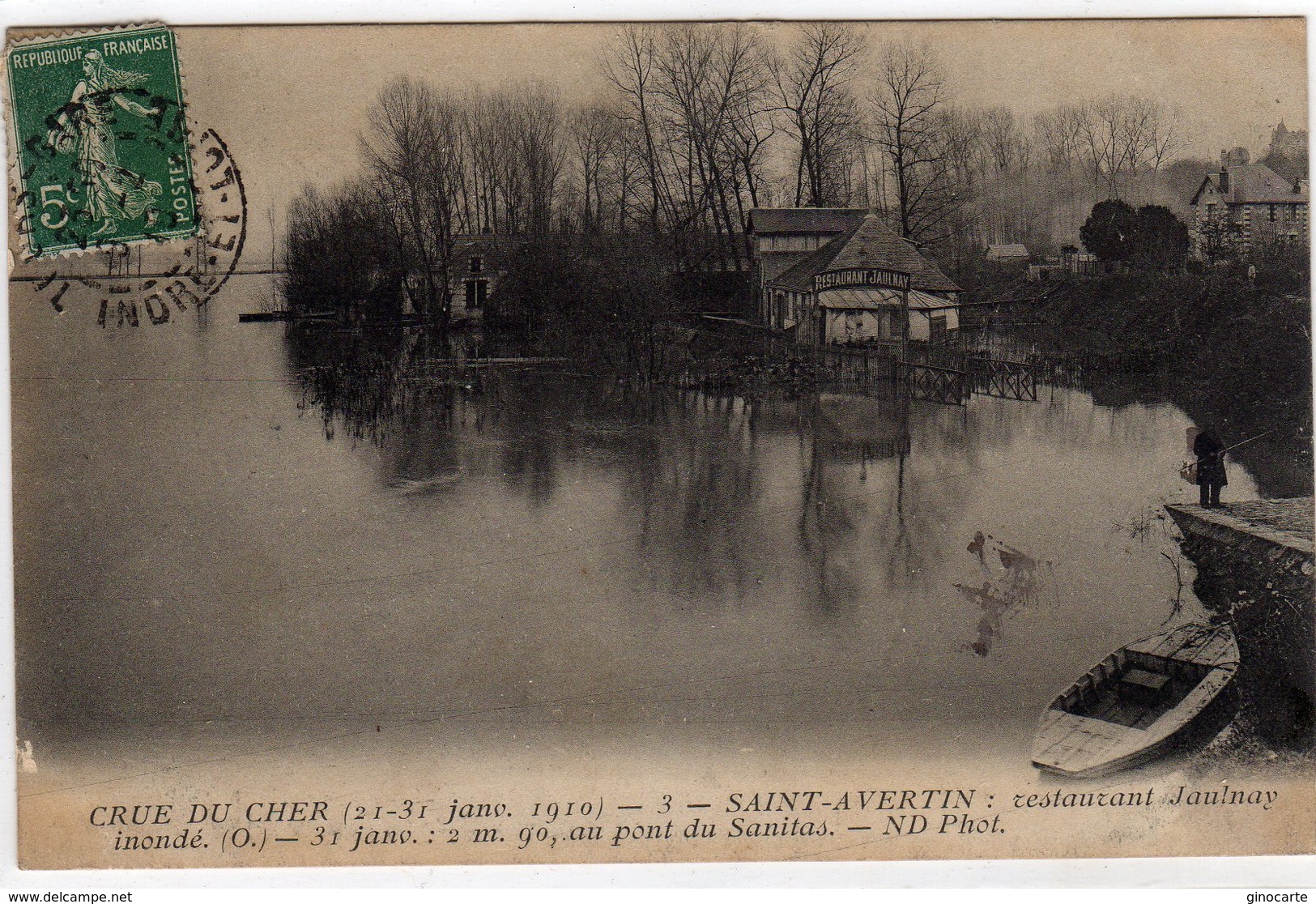 St Saint Avertin Crue Du Cher Restaurant Jaulnay - Saint-Avertin