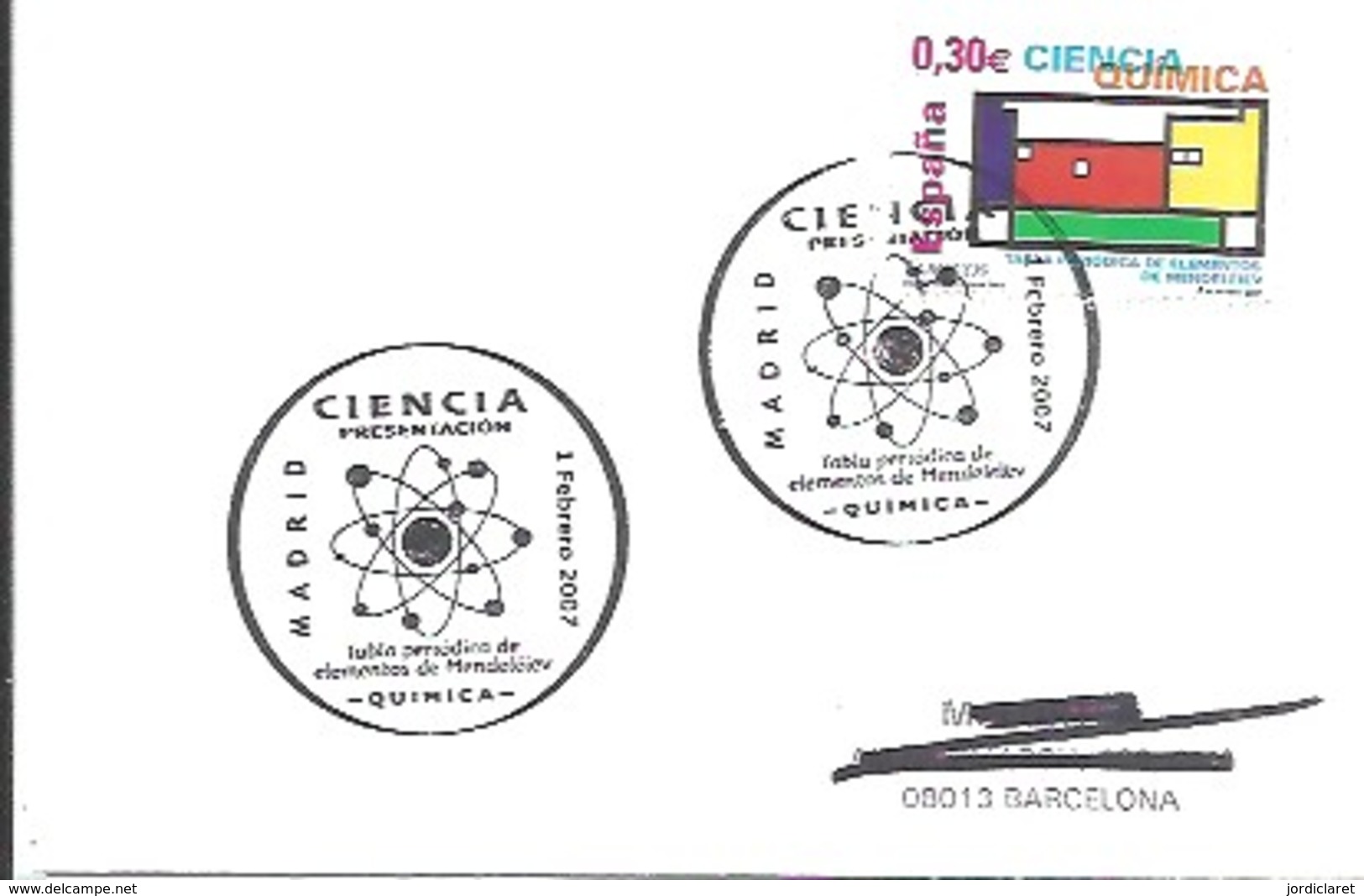 POSTMARKET  2007  ESPAÑA - Química