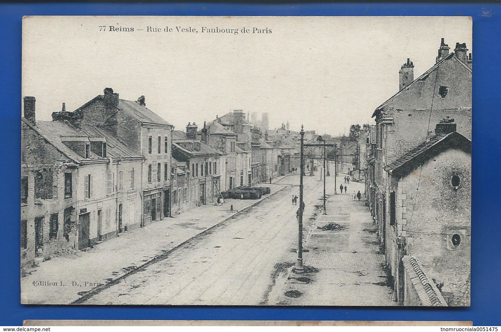 REIMS    Rue De Vesle,Faubourg De Paris - Reims