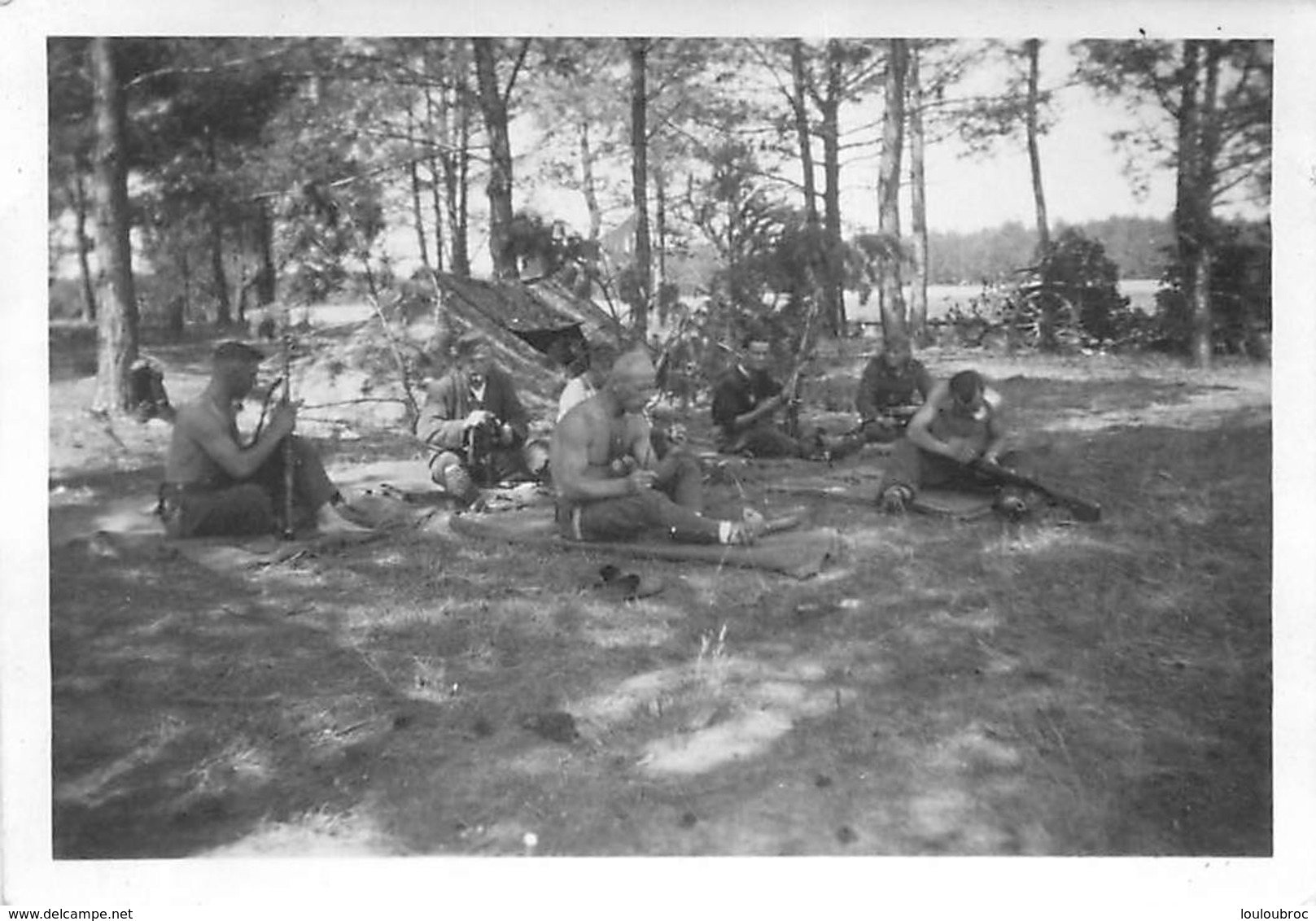 SOLDATS ALLEMANDS  PHOTO ORIGINALE 9 X 6 CM TEXTE AU VERSO - Orte