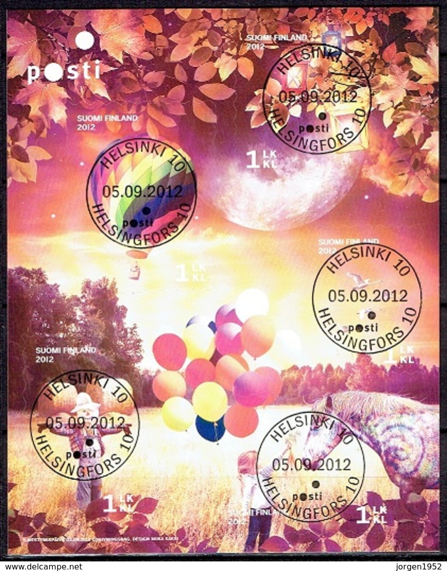 Finland  # STAMPS FROM 2012  STAMPWORLD 2201-05 - Oblitérés