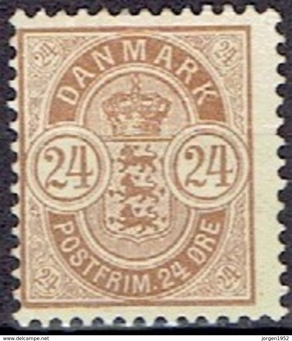 DENMARK  # FROM 1901-02  STAMPWORLD 39* - Unused Stamps