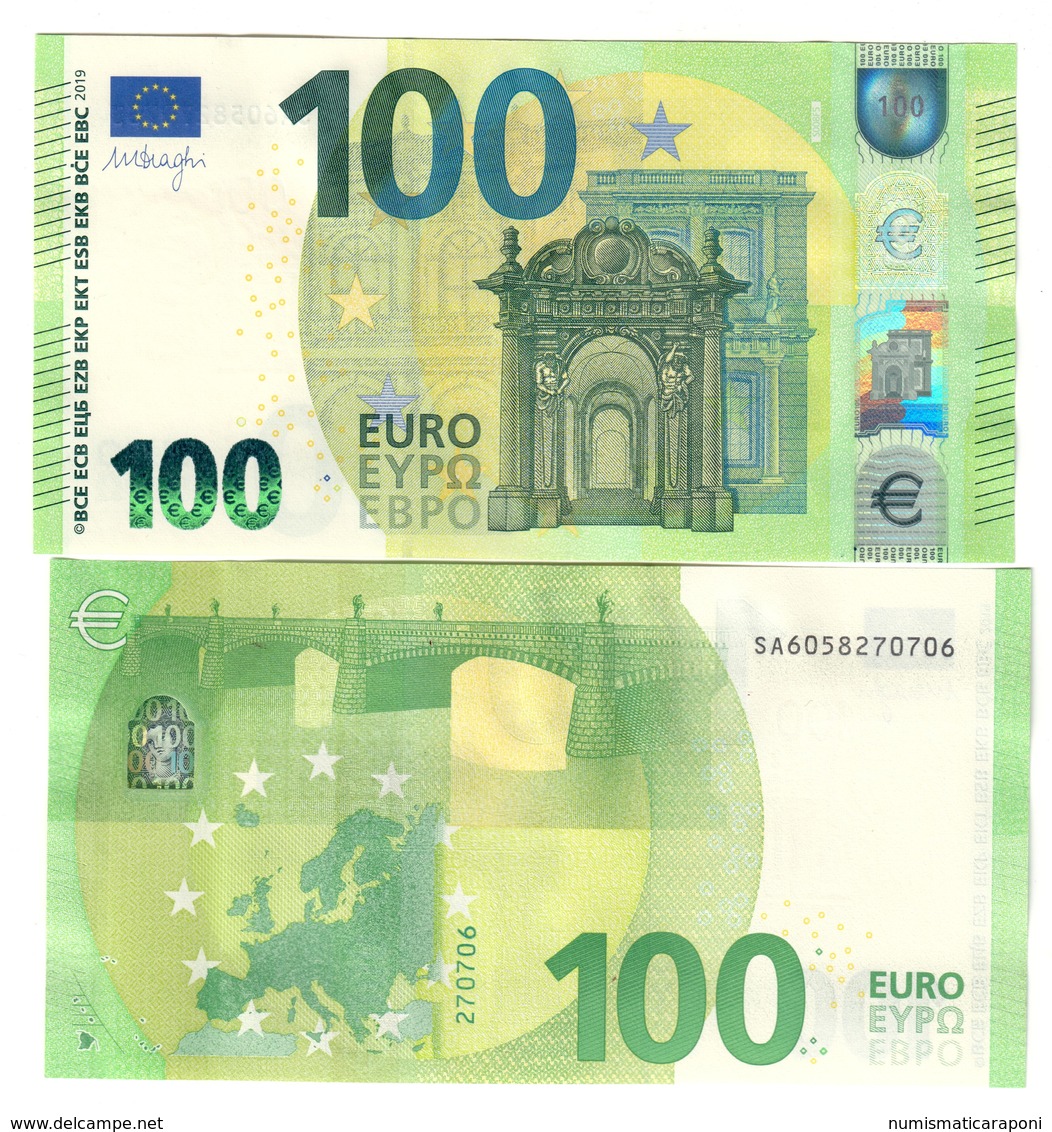 100 € Italia Italy Italie SA S008F5  Trichet Cod €.243 - 100 Euro