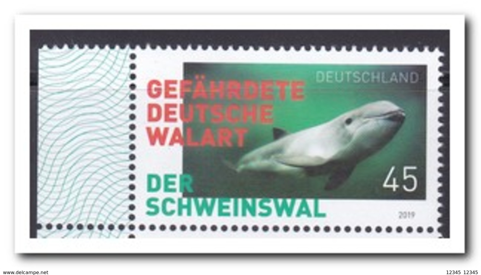 Duitsland 2019, Postfris MNH, Fish - Ongebruikt