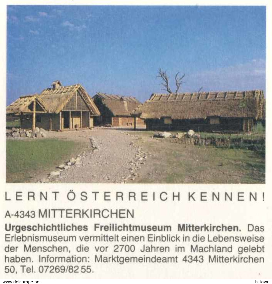 8249  Musée Des Celtes: Entier (c.p.) D'Autriche - Celtic Village: Stationery Postcard From Austria. Iron Ace Celts - Archäologie