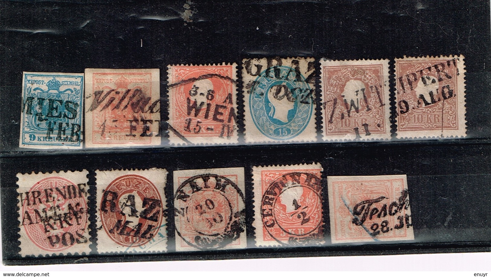 Anciens Timbres à Identifier - Collezioni (senza Album)