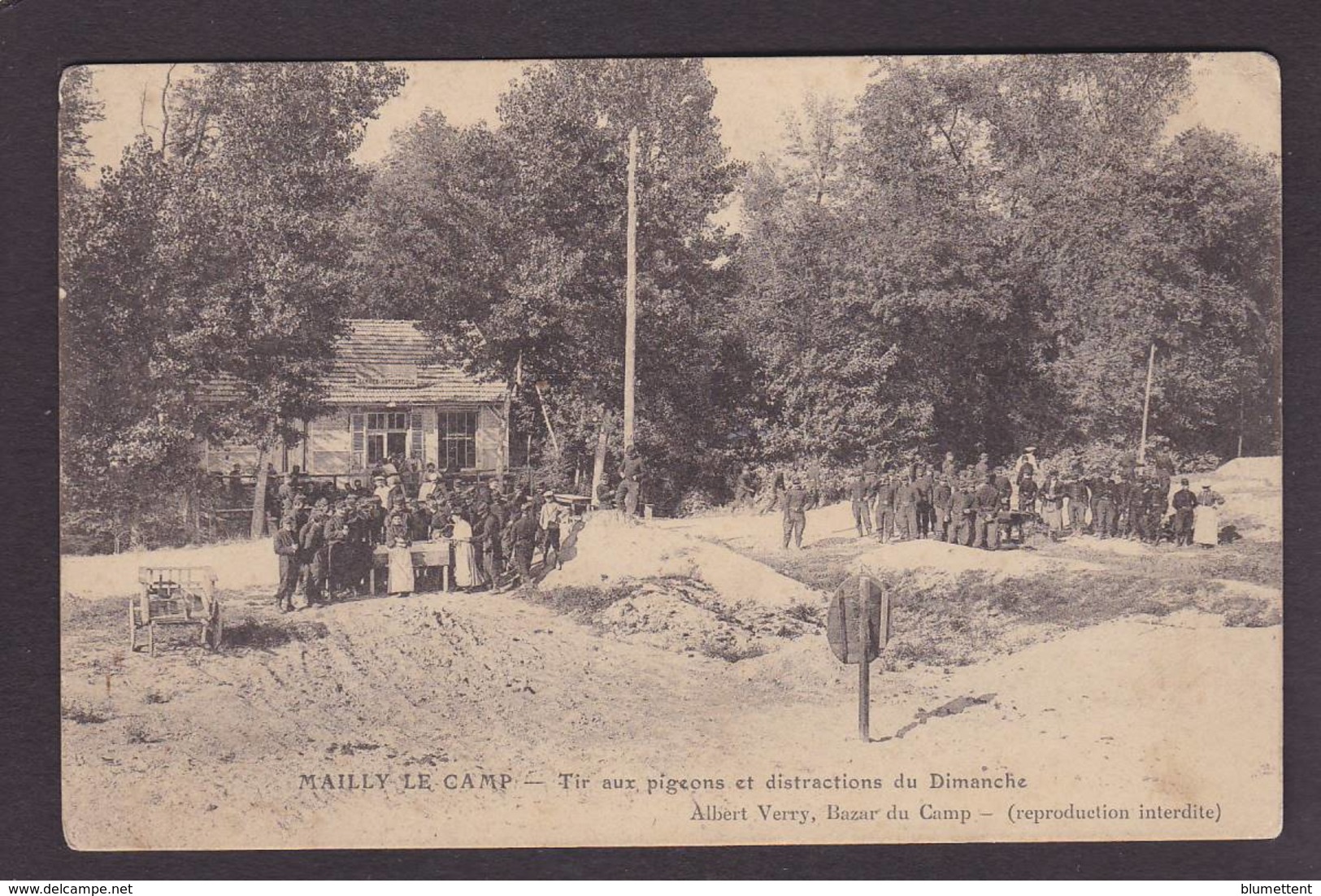 CPA Tir Aux Pigeons Non Circulé Mailly - Tiro (armi)